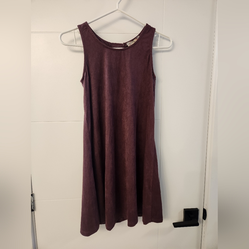 Pink Republic Womens Dress Size Medium Purpld Drawstring Tie-up Back Formalwear